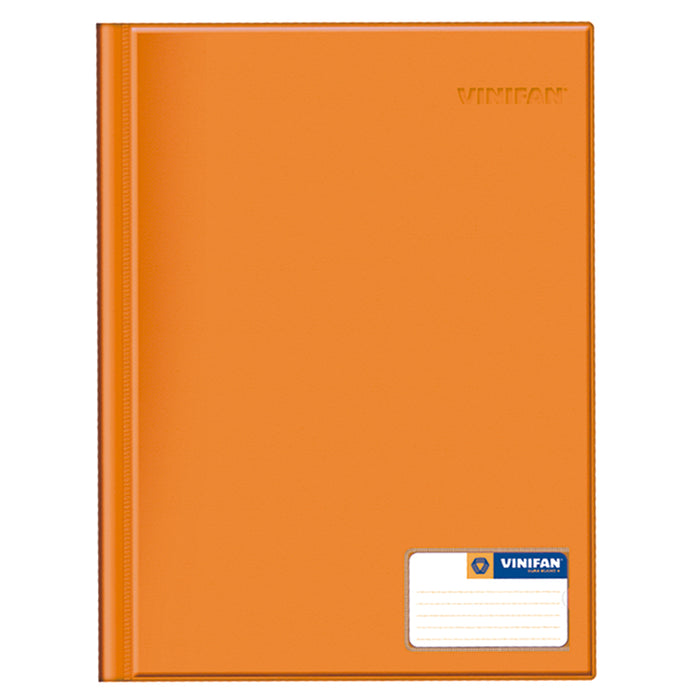 Folder Vinifan De Plástico De Tapa Oficio Con Gusano Naranja