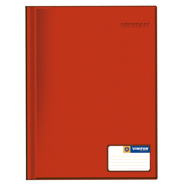 Folder Vinifan De Plástico De Tapa A4 Con Gusano Rojo