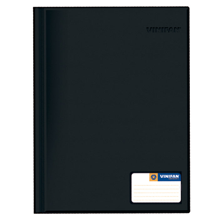 Folder Vinifan De Plástico De Tapa A4 Con Gusano Negro