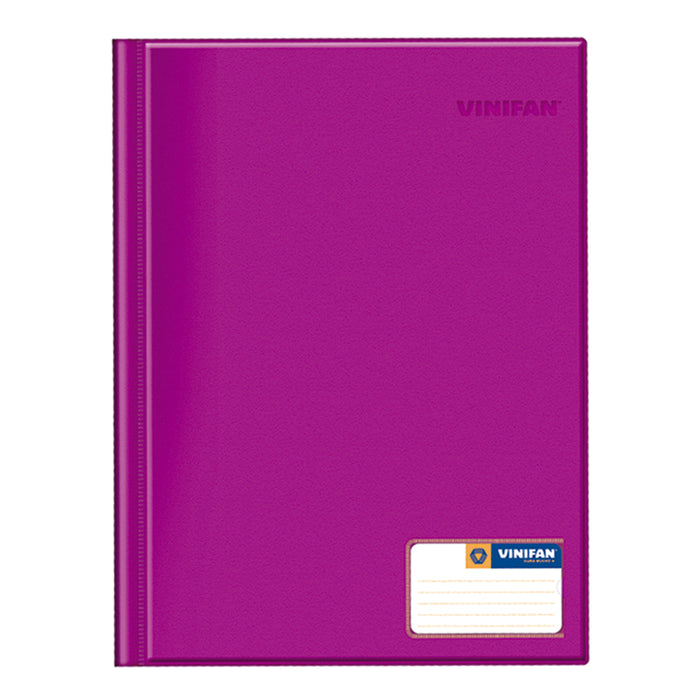Folder Vinifan De Plástico De Tapa A4 Con Gusano Magenta