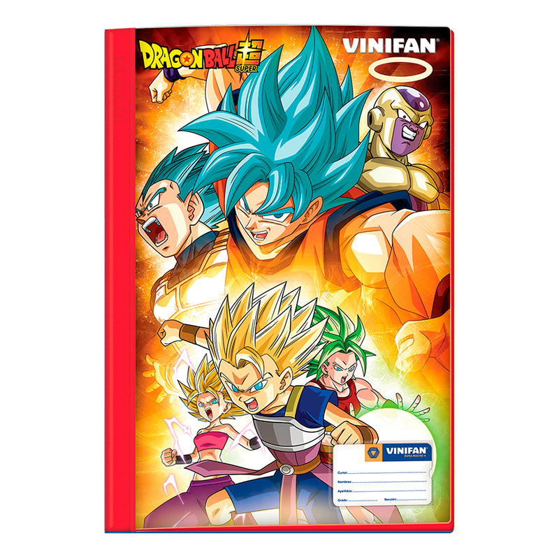 Folder Vinifan A4 Tipo Figuras Dragon Ball Super Con Met