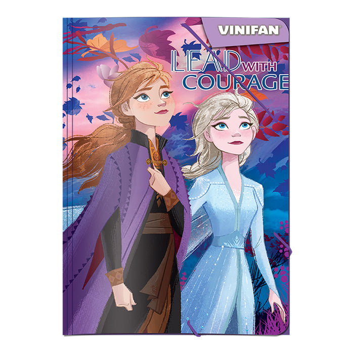 Folder Vinifan De Plástico Con Liga Tipo Figuras Frozen