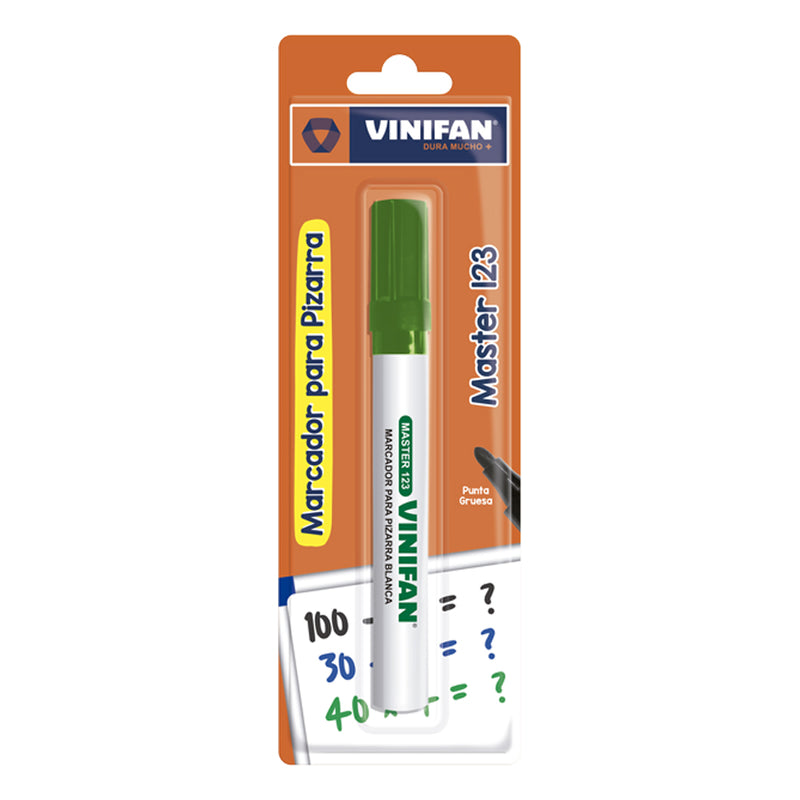 Marcador Vinifan Master (76031) 123 Para Pizarra Verde Blis