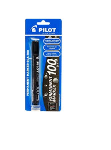 Plumón Pilot Permanente Blister Negro