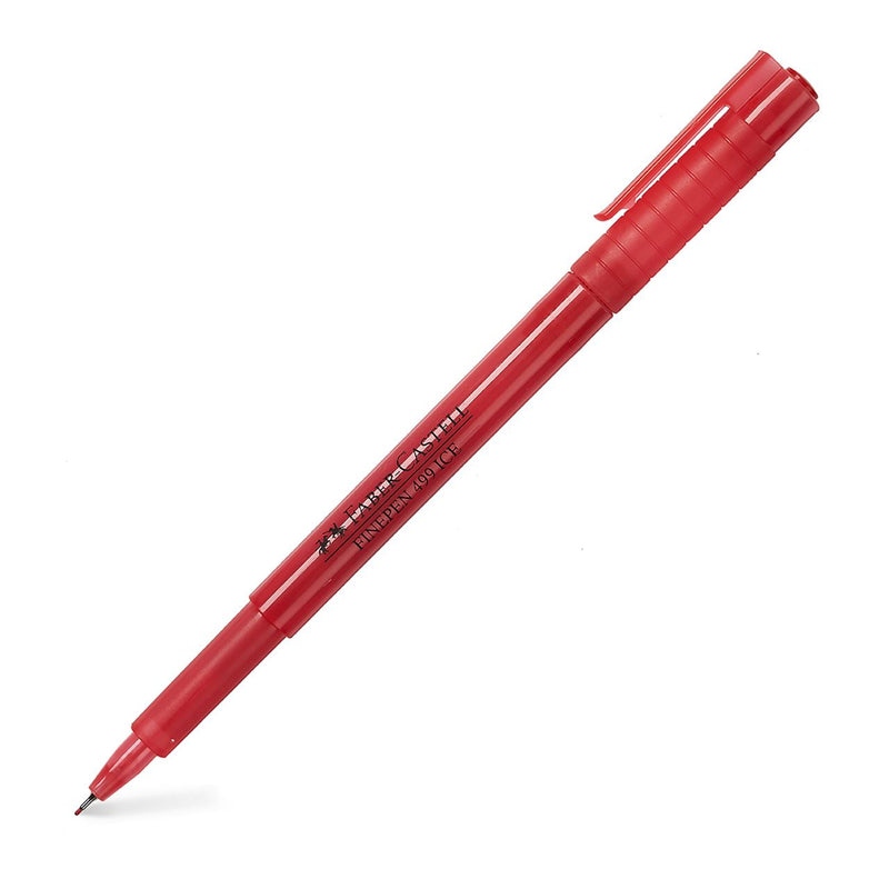 Plumon Faber Finepen 499 Ice Rojo Blis