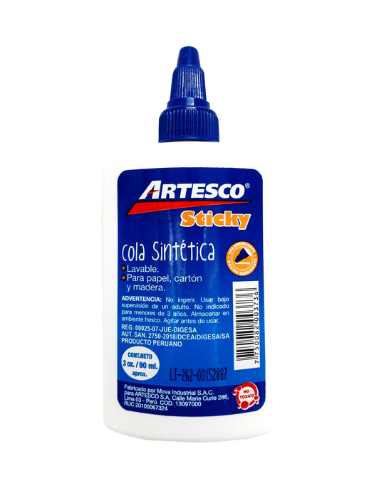 Cola Sintética Sticky Artesco con Dosificador 90g