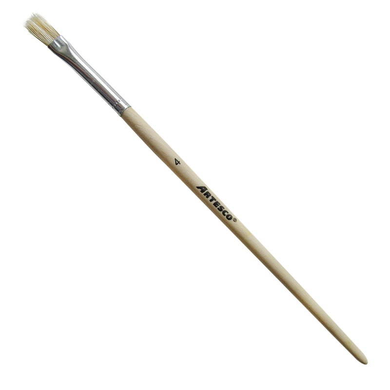 Pincel Artesco P/Cerda P/Plana N°4
