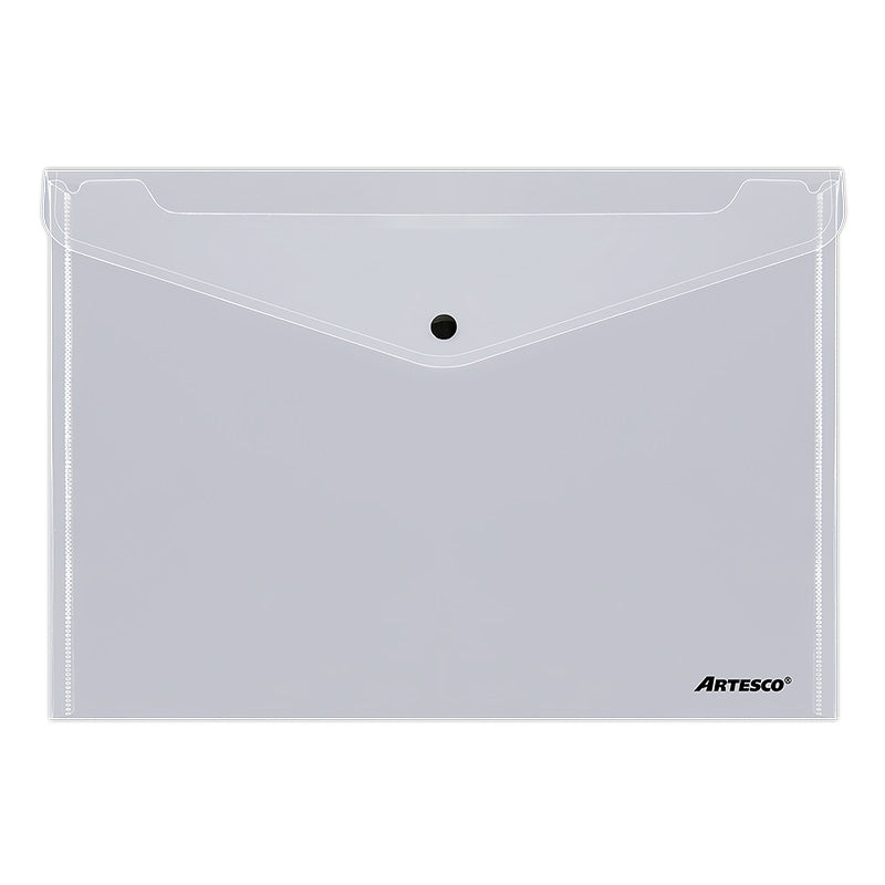 Sobre Artesco con Broche A-4 Pp - Transparente X Und