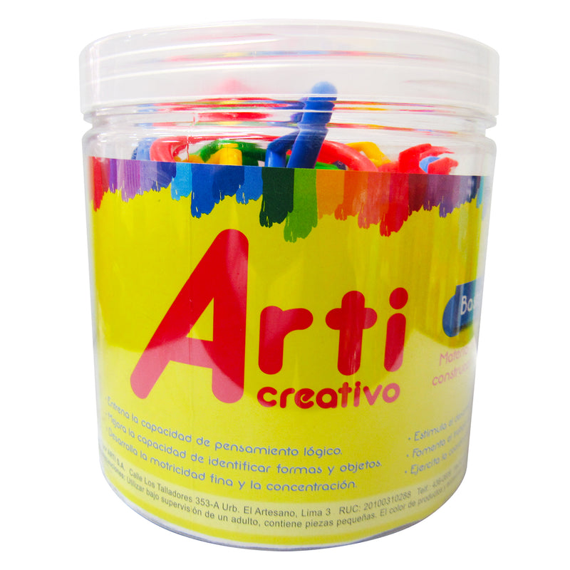 Juego Didáctico Arti Creativo Bastoncito 3D X65 Piezas