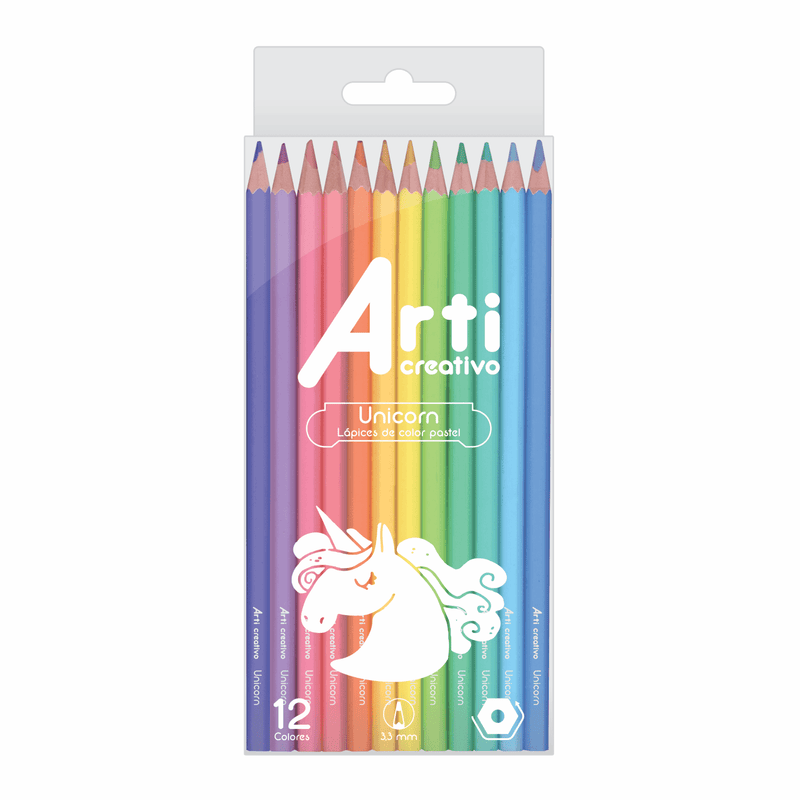 Colores Arti Creativo (Tac1912) Pastel Estuche Plástico x 12