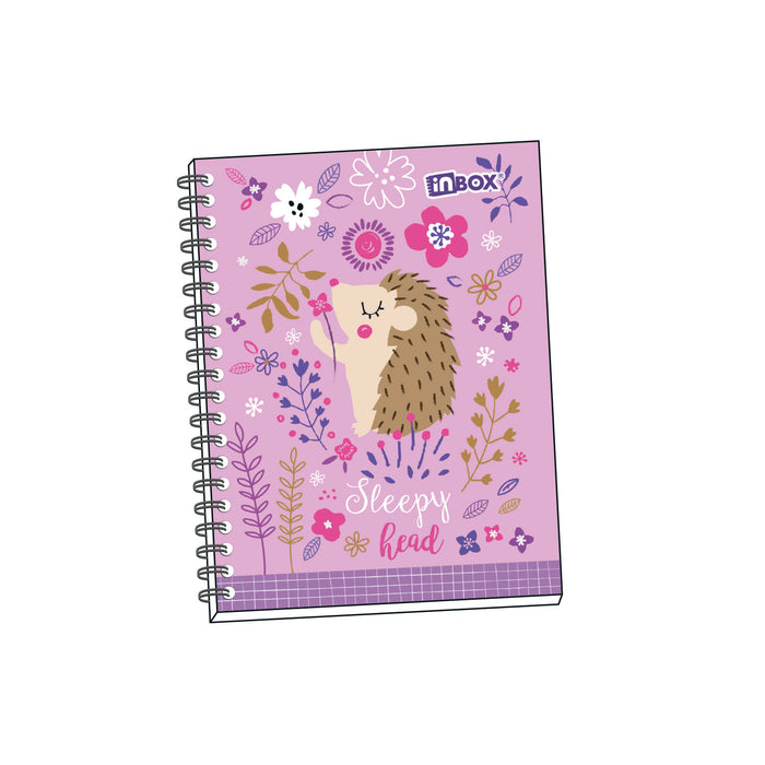 Cuaderno Andes Espiral A5 cuadriculado 60 Gr -Tapa dura - 180 hjs Surtido Inbox