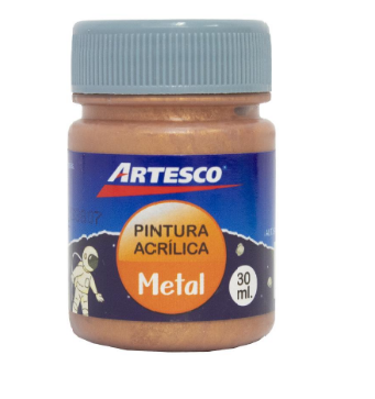 Pintura Acrilica Artesco Perlada Metalica 30ml Bronce