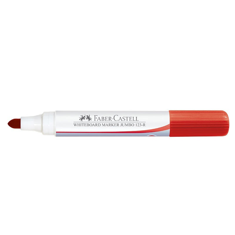 Plumon Faber Para Pizarra Jumbo 123r Color Rojo