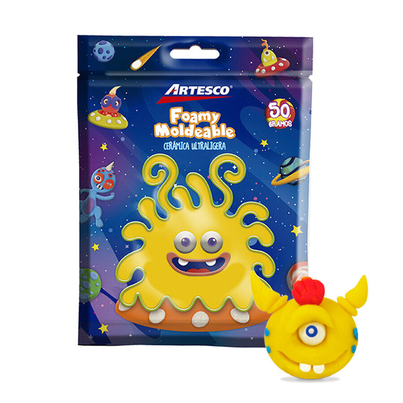 Ceramica Artesco Ultraligera  (50 Grs) Amarillo 