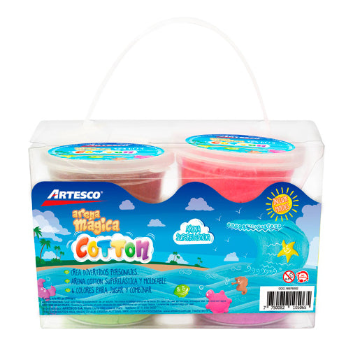 Algodón Artesco De Arena  (60 Grs) Set x6