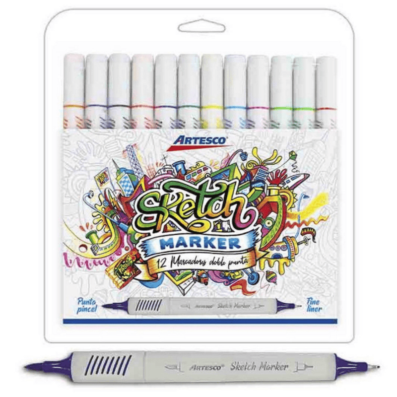 Plumon Artesco Sketch Estuche X 12