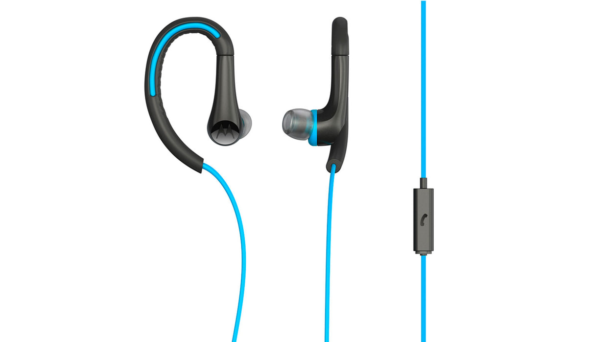 Audífono Motorola Earbuds Sport Resistente al Agua y al Sudor Azul