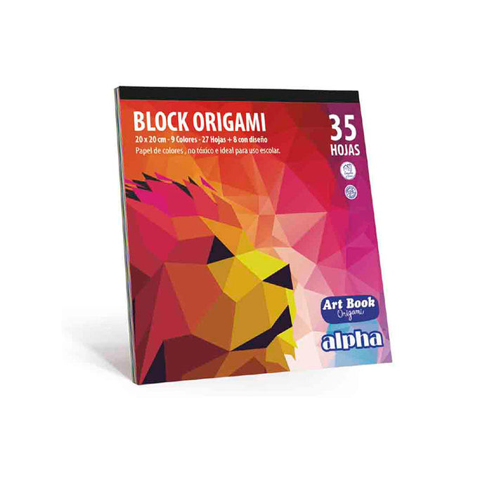 Block Alpha Art Book Origami Eco (35Pliegos)