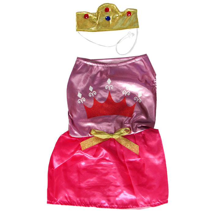 Disfraz De Princesa Rosado Talla XL