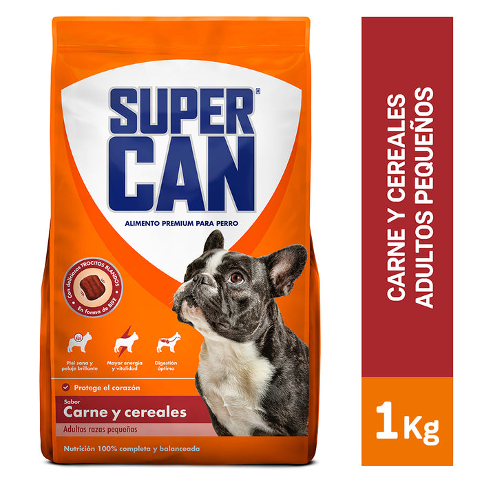 Supercan Adulto Carne Y Cereales Razas Pequeñas X 1 Kg