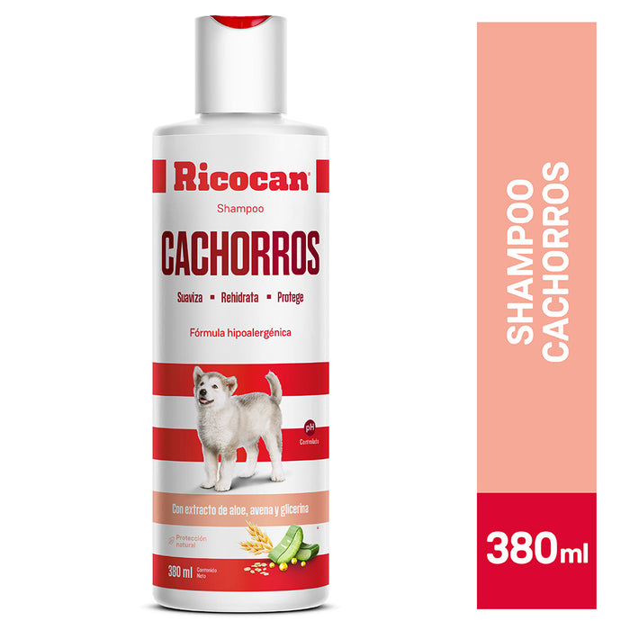 Ricocan Shampoo Cachorros Hipoalergenica Fco 380 Ml