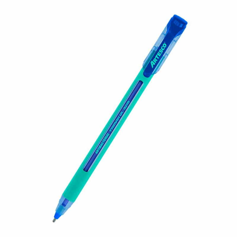 Boligrafo Artesco Trimax Gl-32M Antibacterial Azul