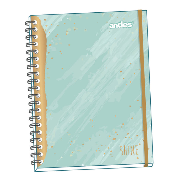 Cuaderno Andes Espiral A-4 160H ### 70Gr 6C T/D Shine