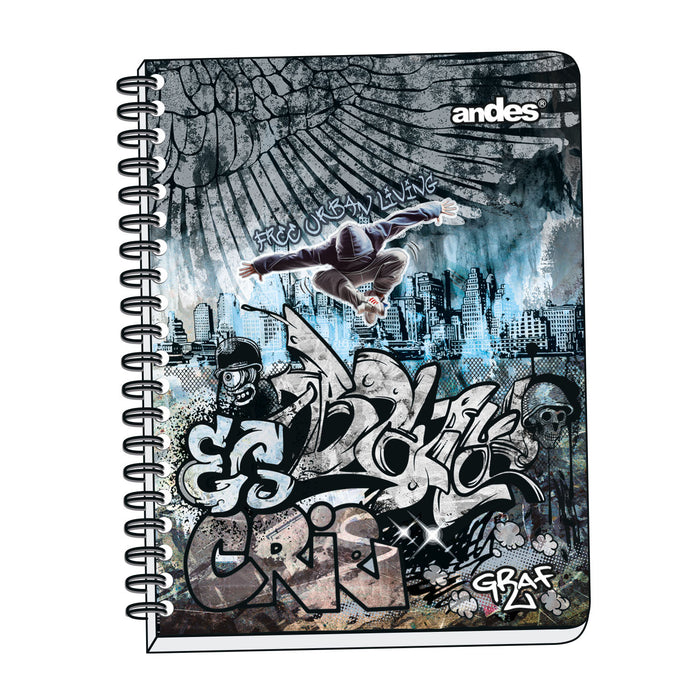 Cuaderno Andes Esp A-5 180H ### Graffiti - Modelos surtidos
