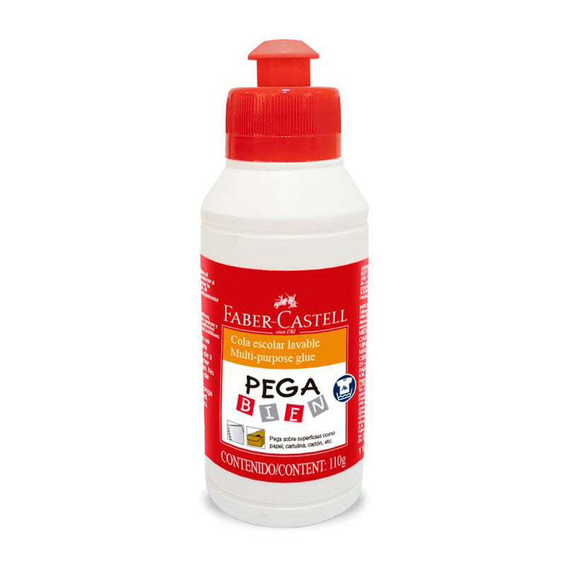 Cola Faber Escolar Pega Bien 110G