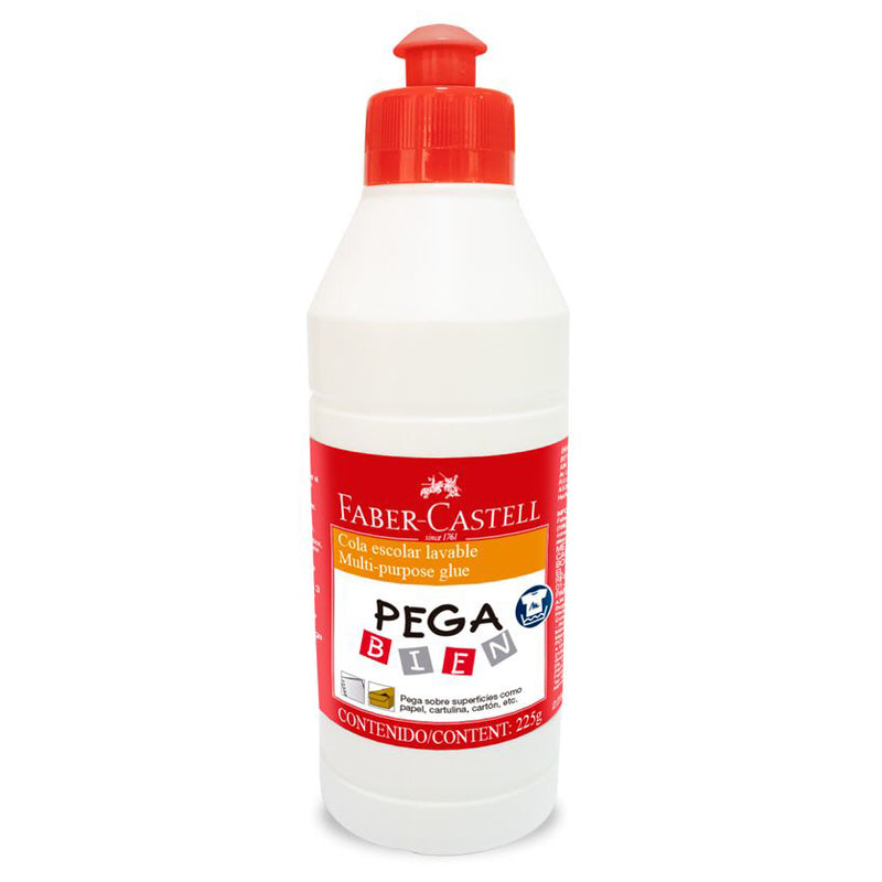 Cola Faber Escolar Pega Bien 225G