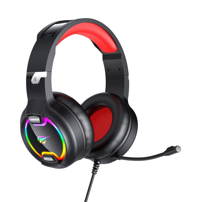 Audifono Havit H2233D Gamer Negro/Rojo