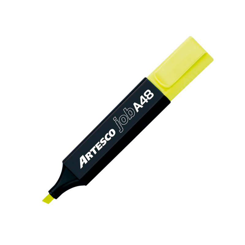 Resaltador Artesco Job P/Biselada Amarillo