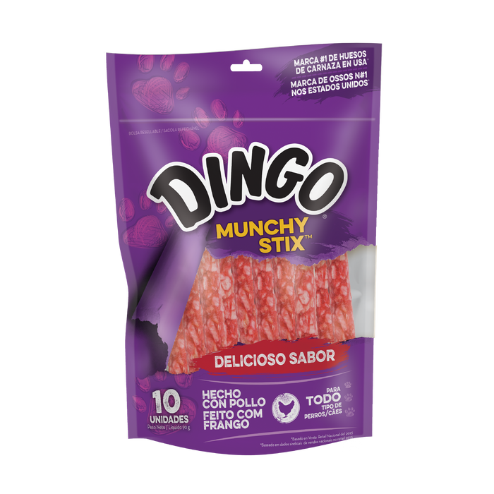 Dingo Munchy Stix 10 Unidades