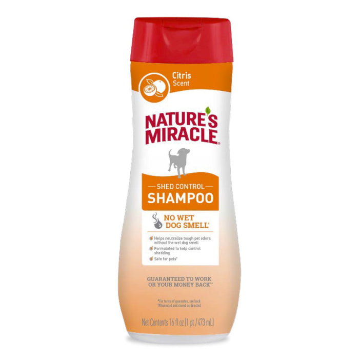 Nature´s Miracle Shed Control Shampoo, Citrus Scent, 473Ml
