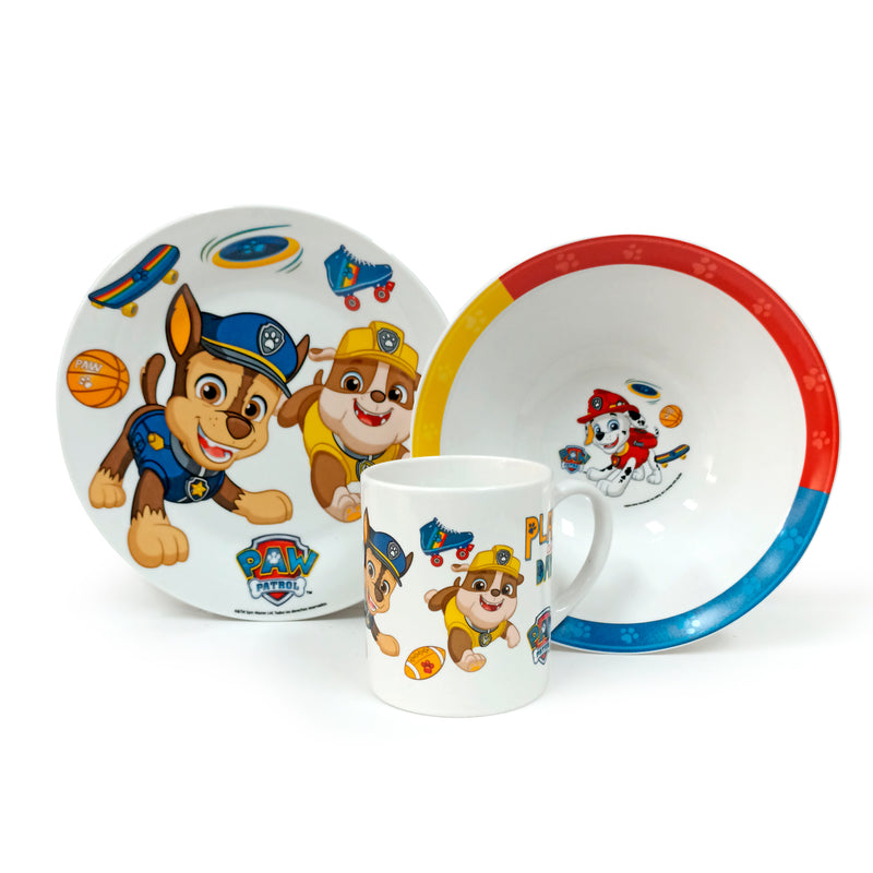 Set de Cerámica Scool 3Pz Paw Patrol para niño