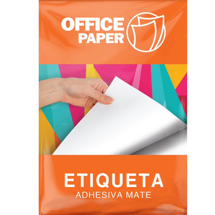 Etiqueta Adhesiva Mate 180G Por 25 Hojas A4