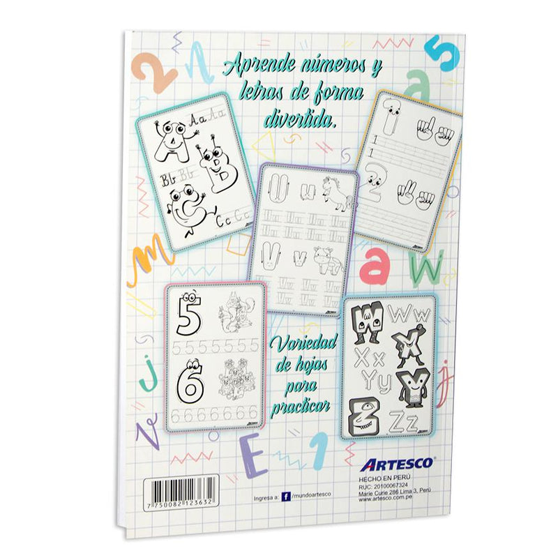 Pack 2022 Artesco Lettering Kids + Plum Max45 X12