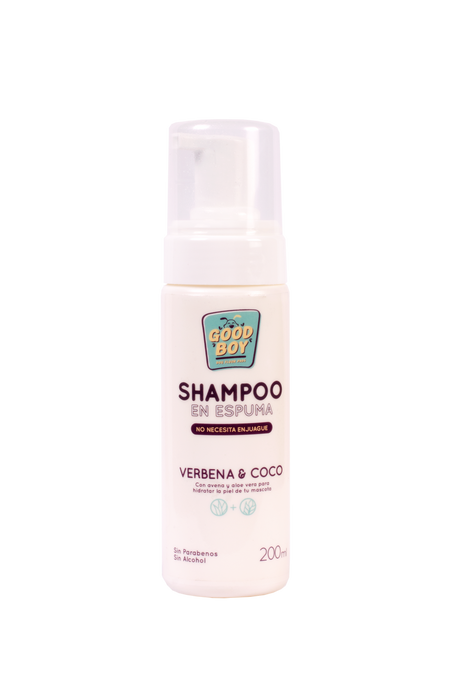 Shampoo En Espuma Good Boy Para Mascotas. Frasco 200Ml.