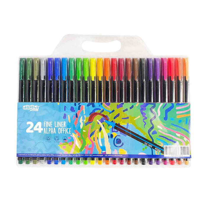 Marcador Alpha Triang Fine Liner X24