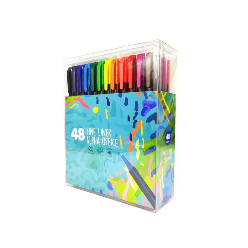 Marcador Alpha Triang Fine Liner X48