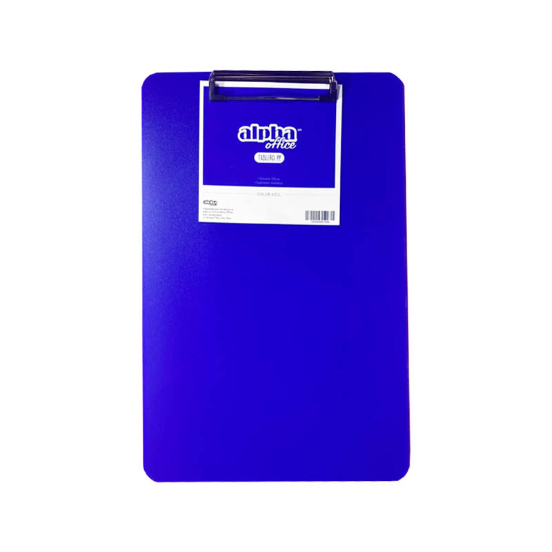 Tablero Alpha Pp Oficio Azul