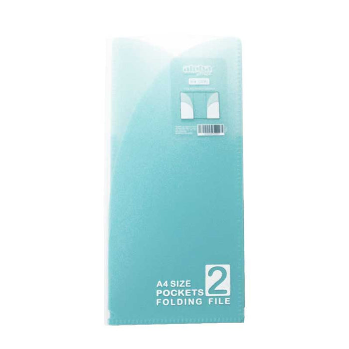 Folder Alpha Pockets Plegable Verde Pastel