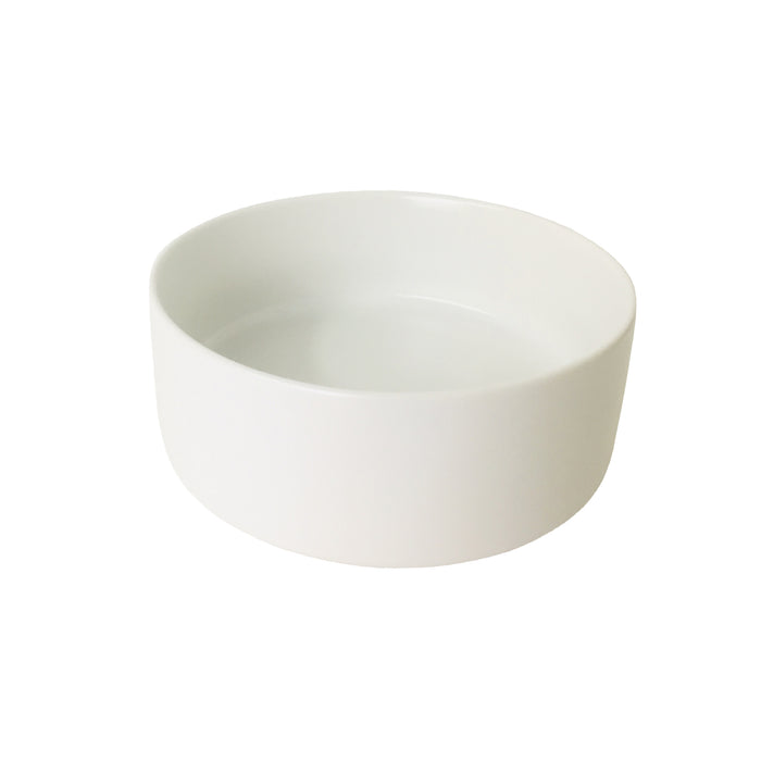 Bowl Simple De Cerámica Blanco Mate 13 Cm