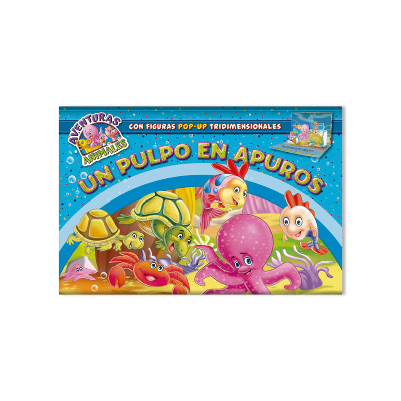 Libro Aventuras Animales Pop Up En Pulpo En Apuros