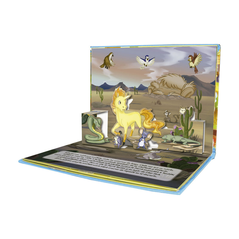 Libro Unicornios Pop Up La Montaña Misteriosa