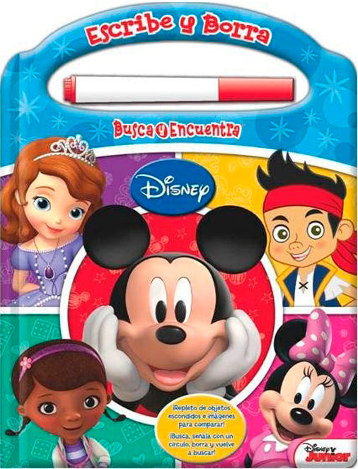 Libro Escribe Y Borra Disney Jr
