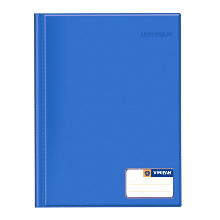 Folder Vinifan De Plástico De Tapa A4 Con Gusano Azulino