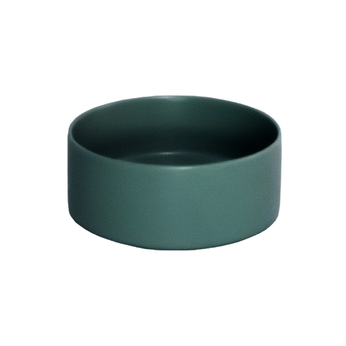 Bowl Simple De Cerámica Verde Mate 15.5 Cm